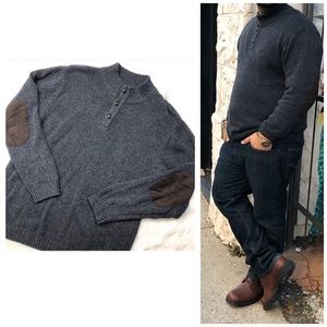 Chaps Men’s Elbow Patch Sweater